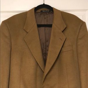 Mocha brown Italian made cashmere sport jacket